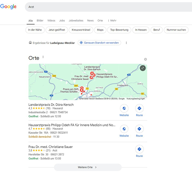 So funktioniert Google: Google Business Profil