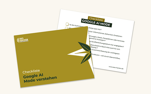 Cover der Checkliste zum AI Mode